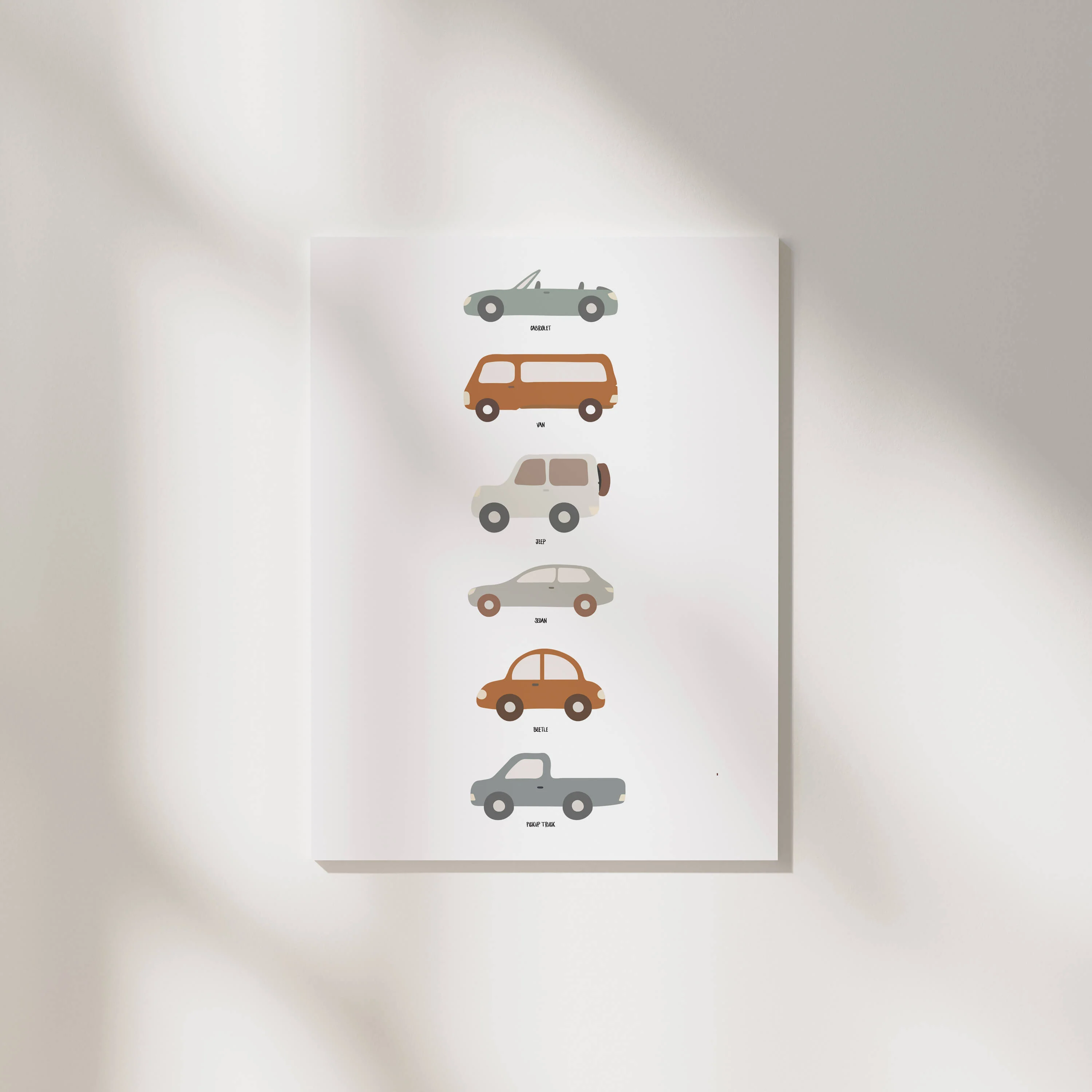תמונות לחדרי ילדים - Road Trip - Image 3