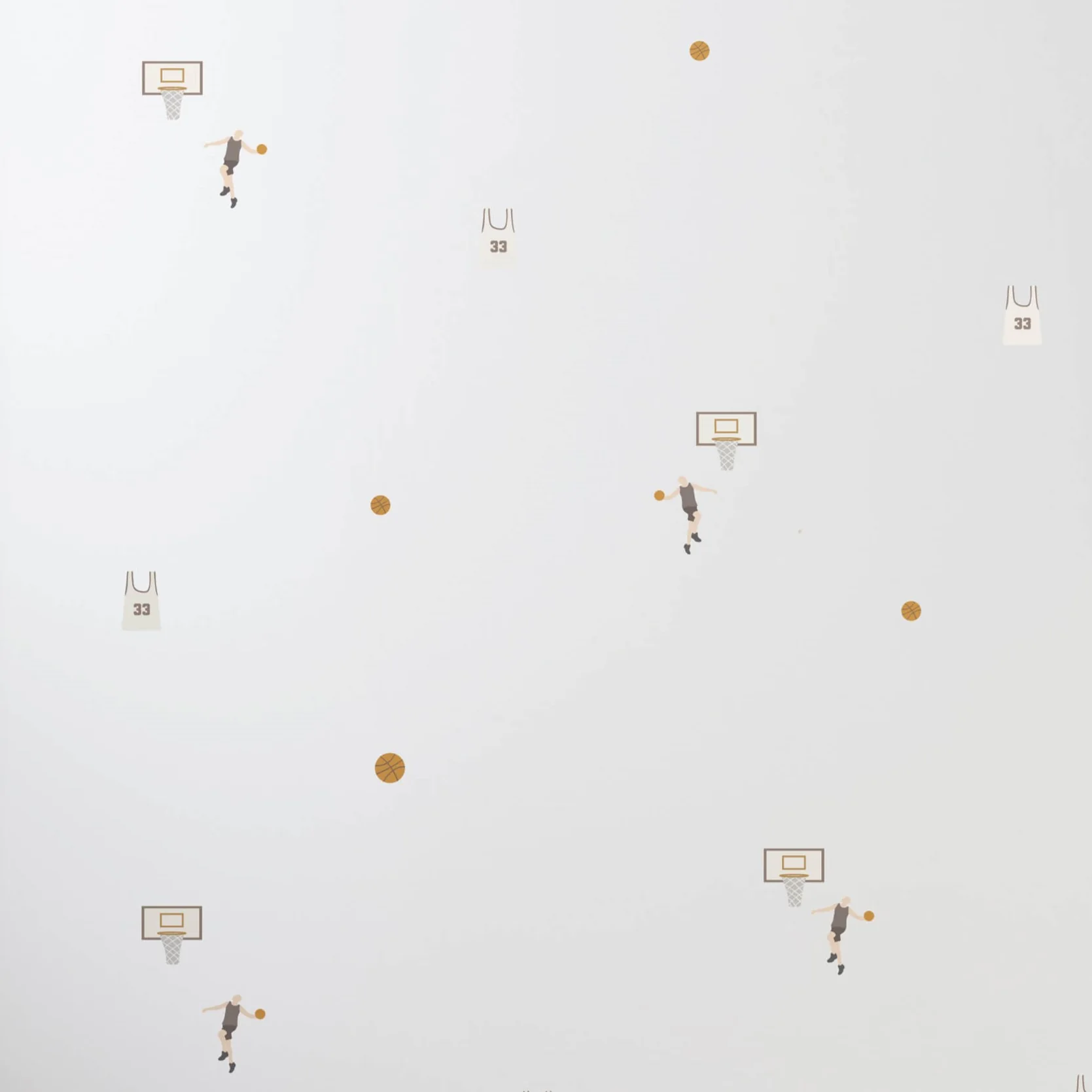 מדבקות קיר כדורסל- Court Stars - Image 2